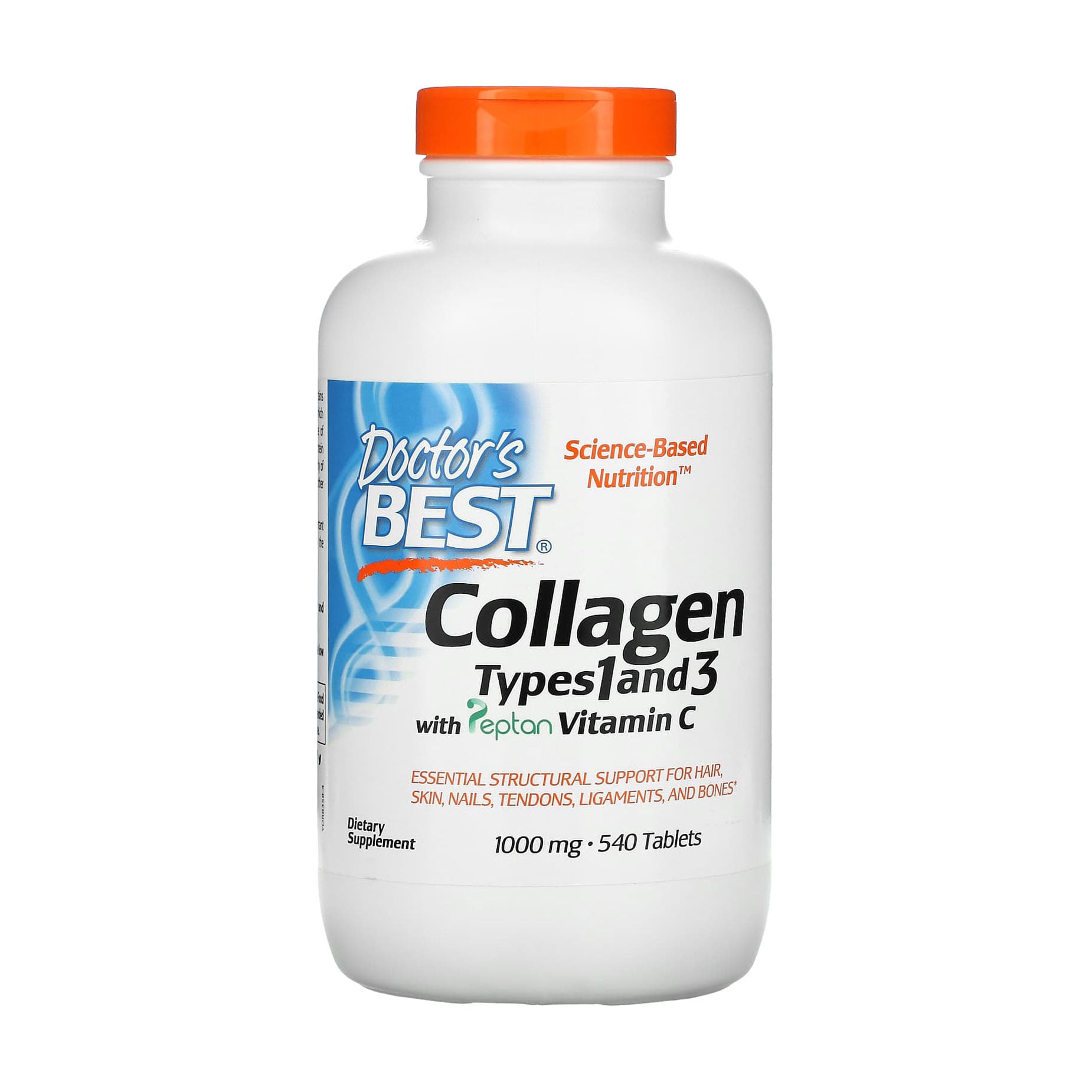 Колаген 1 та 3 типу Doctor's Best Collagen Types 1 &amp; 3, 540 таблеток